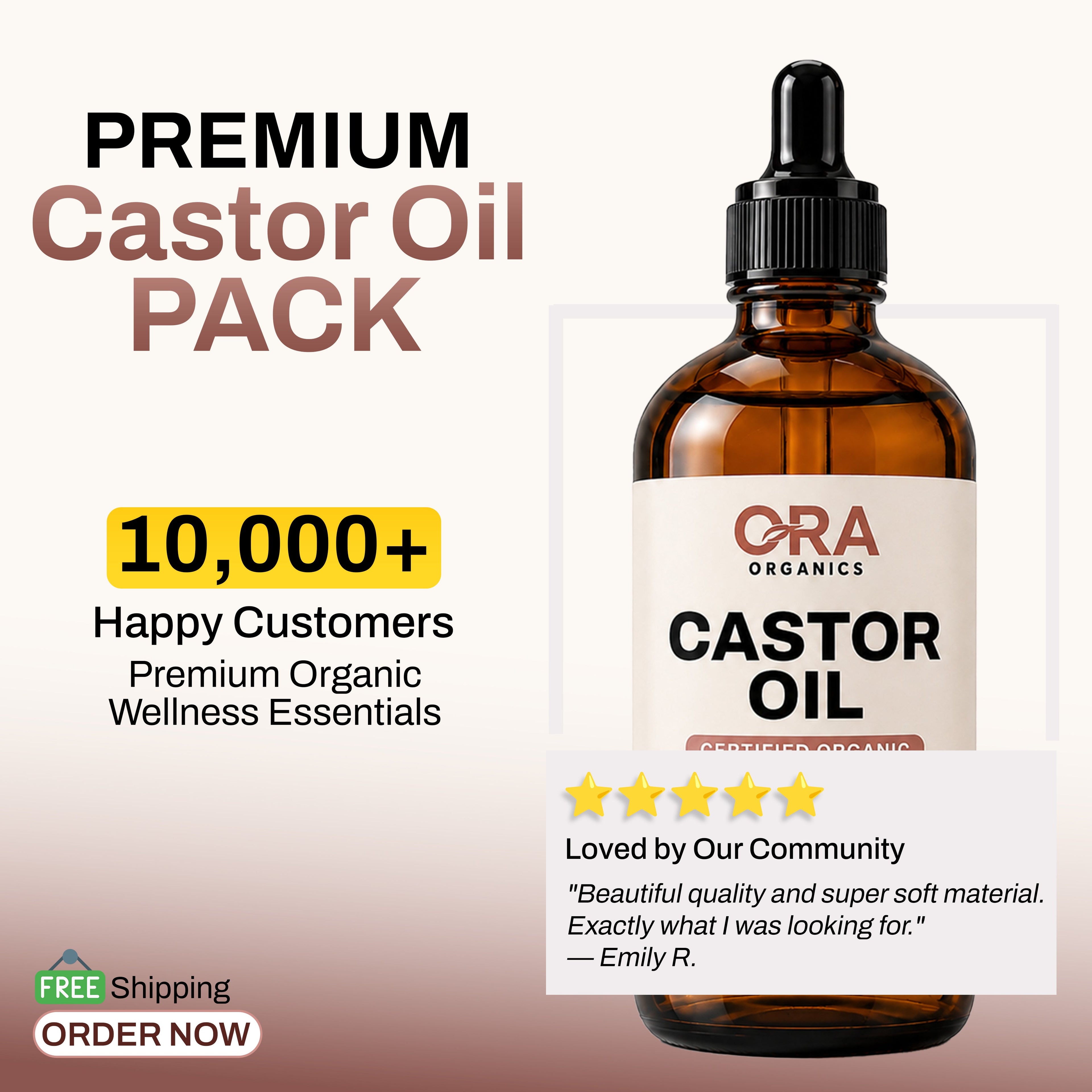 Ora Organics - Castor Oil Pack Bundle